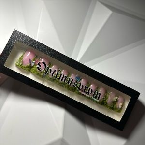 Fairy garden press on nails